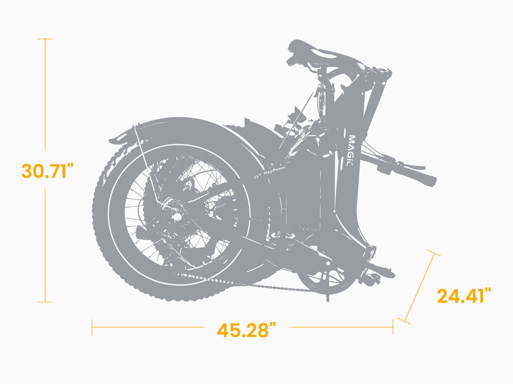 Magicycle Jaguarundi Torque Sensor48V / 750W Folding STEP-THRU Fat Tire Ebike