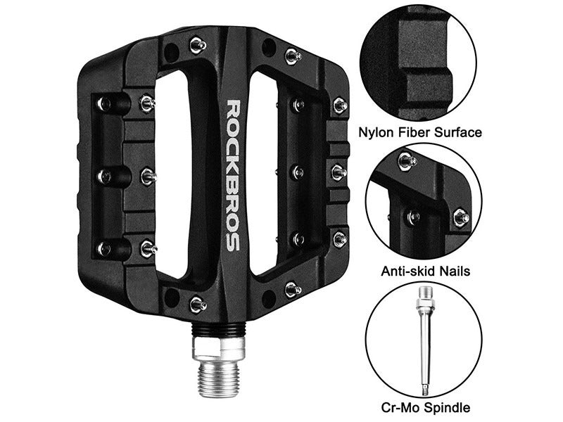 Lightweight Nylon Fiber Bicycle Bearing Pedals