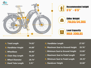 Magicycle Cruiser Pro Mid Step-Thru ALL TERRAIN E-Bike