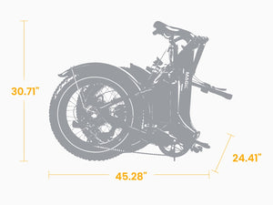 Magicycle Jaguarundi 48V Folding STEP-THRU Fat Tire Ebike