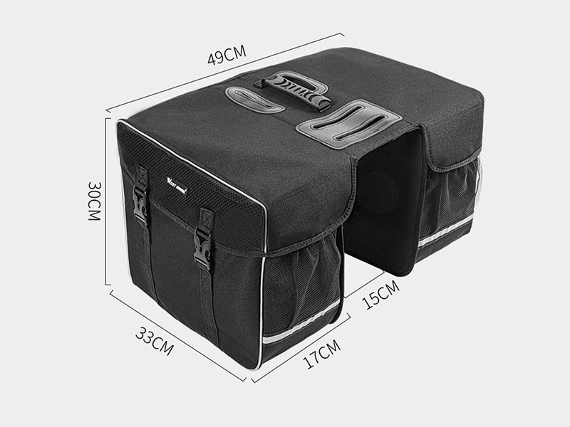 E-bike Panniers Bag with Adjustable Hooks